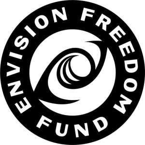 Envision Freedom Fund - Badge Black White